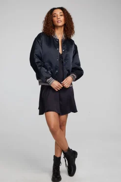Chaser Brand Boulevard Shadow Black Bomber Best