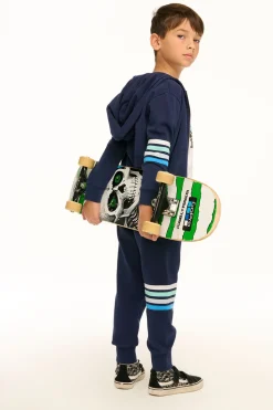 Chaser Brand Boy's Coastin' Stripe Joggers Clearance