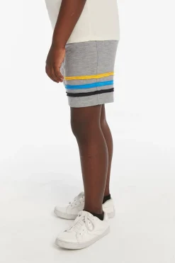 Chaser Brand Boys Heather Grey Short With Strapping Best Sale