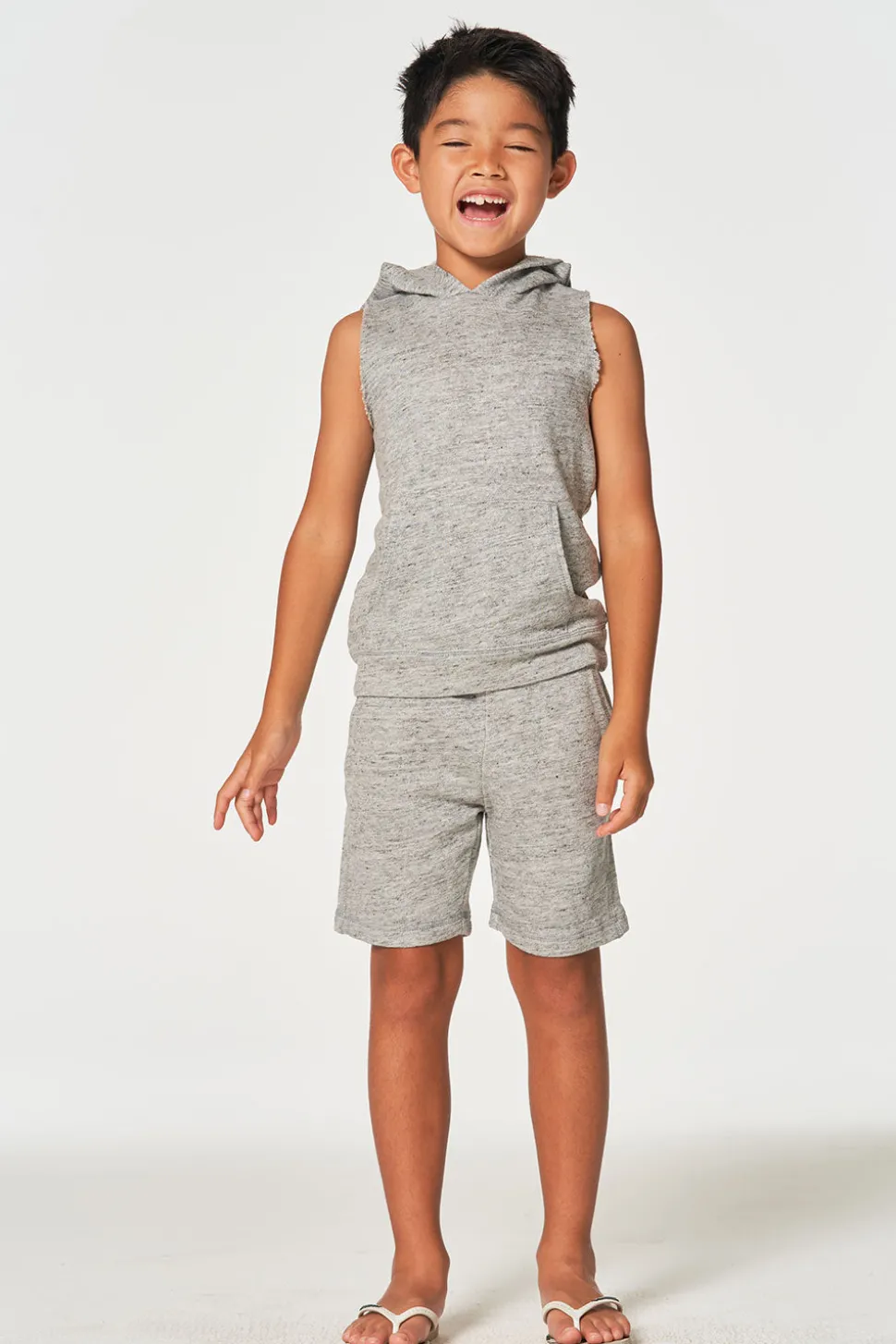 Chaser Brand Boys Linen French Terry Beach Shorts Fashion