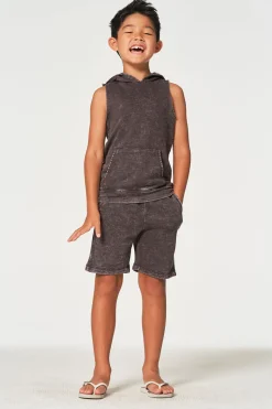 Chaser Brand Boys Linen French Terry Beach Shorts New