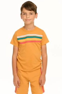 Chaser Brand Boy's Recycled Vintage Jersey Socal Stripe Tee Shop