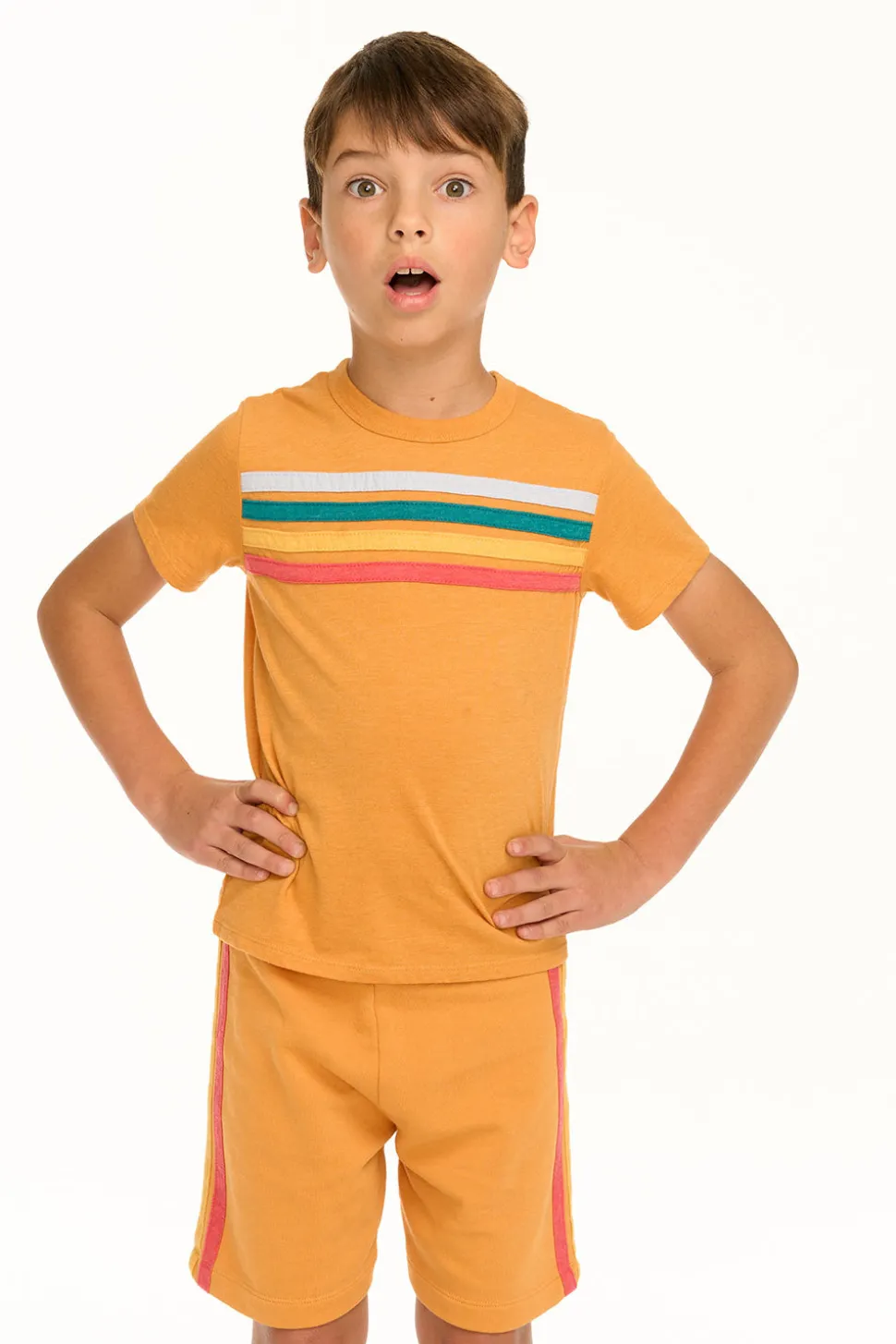 Chaser Brand Boy's Recycled Vintage Jersey Socal Stripe Tee Shop