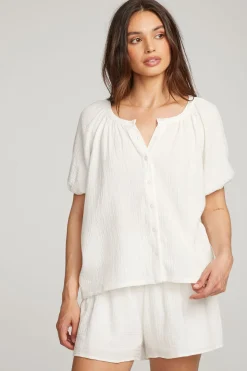 Chaser Brand Brentwood White Blouse Shop