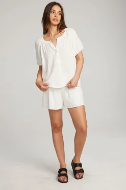 Chaser Brand Brentwood White Blouse Shop