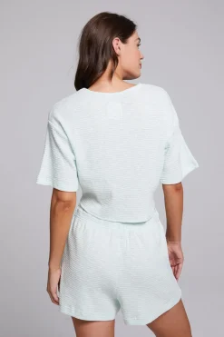 Chaser Brand Bria Aqua Glass Tee Cheap
