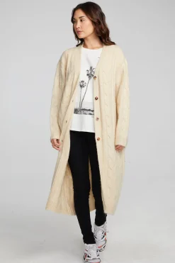 Chaser Brand Bridge Macaroon Long Cardigan Store