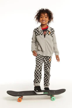 Chaser Brand Brody Splatter Checker Jacket Clearance