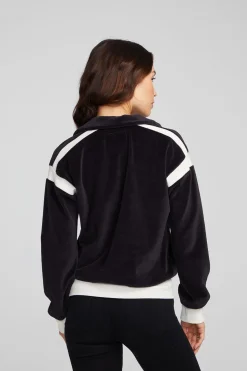 Chaser Brand Brooke Shadow Black Blouse Hot