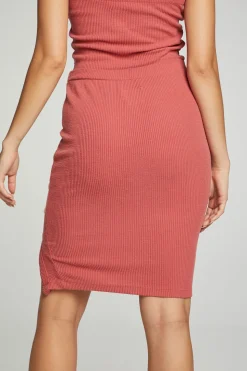Chaser Brand Button Down Pencil Skirt New