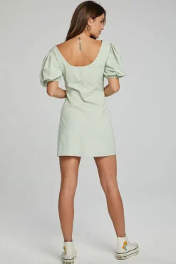 Chaser Brand Calamigos Mini Dress - Sage Cheap
