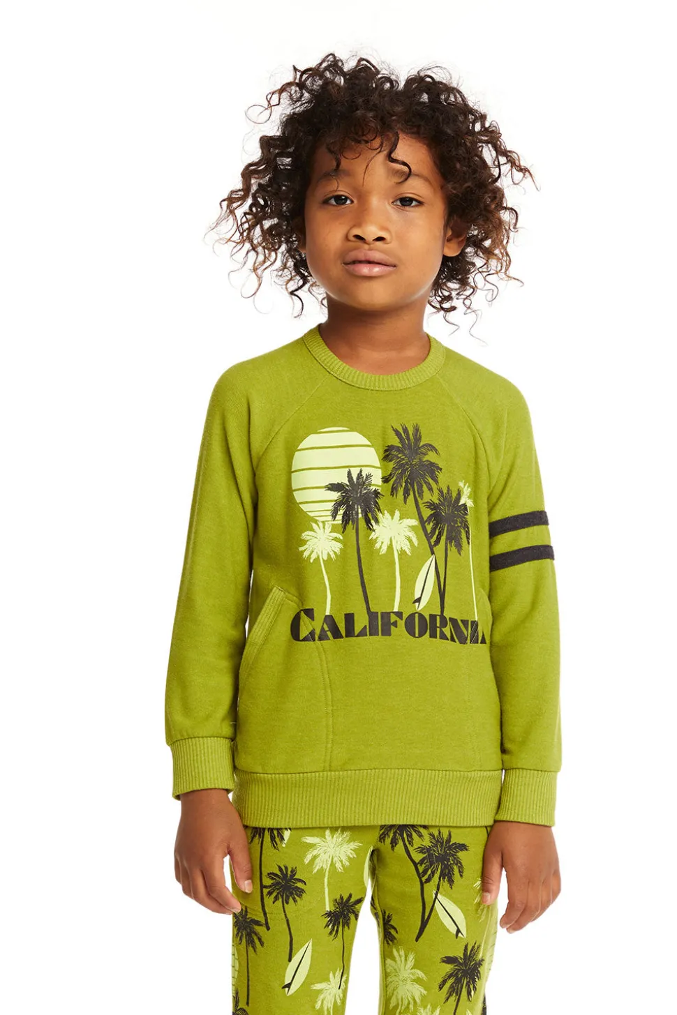 Chaser Brand California Palm Trees Pullover Fashion