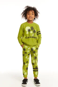 Chaser Brand California Palm Trees Pullover Fashion