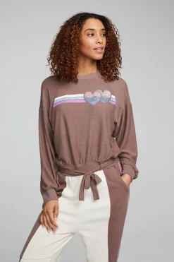 Chaser Brand Camping Hearts Top New