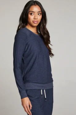 Chaser Brand Canopy Long Sleeve Raglan Pullover New
