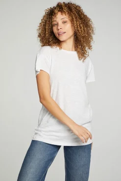 Chaser Brand Cap Sleeve Crew Neck Tee Store