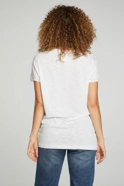 Chaser Brand Cap Sleeve Crew Neck Tee Store