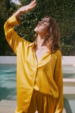 Chaser Brand Capri Mimosa Button Down Online