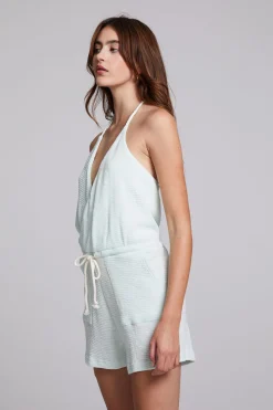 Chaser Brand Carina Aqua Glass Jumpsuit Best