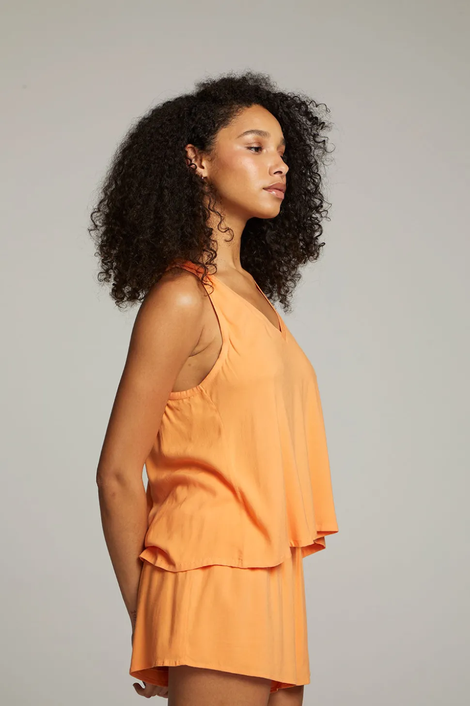 Chaser Brand Carmel Tangerine Tank Top Clearance