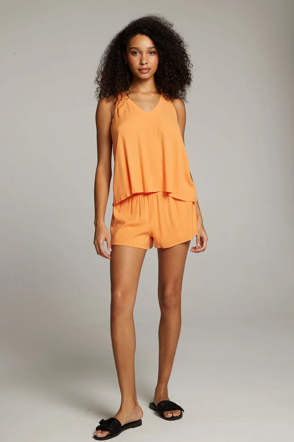 Chaser Brand Carmel Tangerine Tank Top Clearance