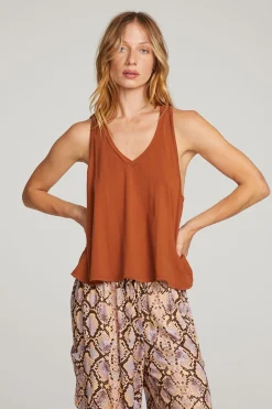 Chaser Brand Carmel Whiskey Tank Top Flash Sale