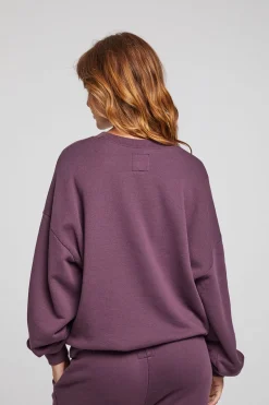 Chaser Brand Casbah Plum Perfect Pullover Best Sale