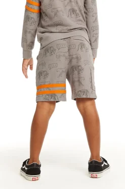 Chaser Brand Cheetah Print Cargo Shorts Flash Sale