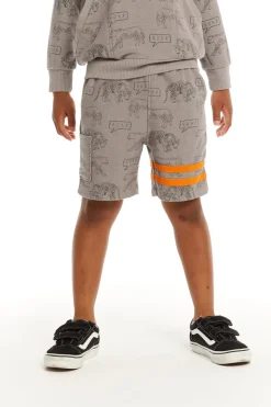 Chaser Brand Cheetah Print Cargo Shorts Flash Sale