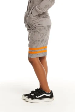Chaser Brand Cheetah Print Cargo Shorts Flash Sale