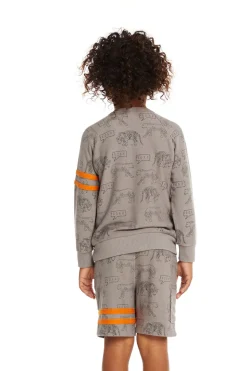 Chaser Brand Cheetah Print Pullover Online