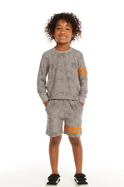 Chaser Brand Cheetah Print Pullover Online