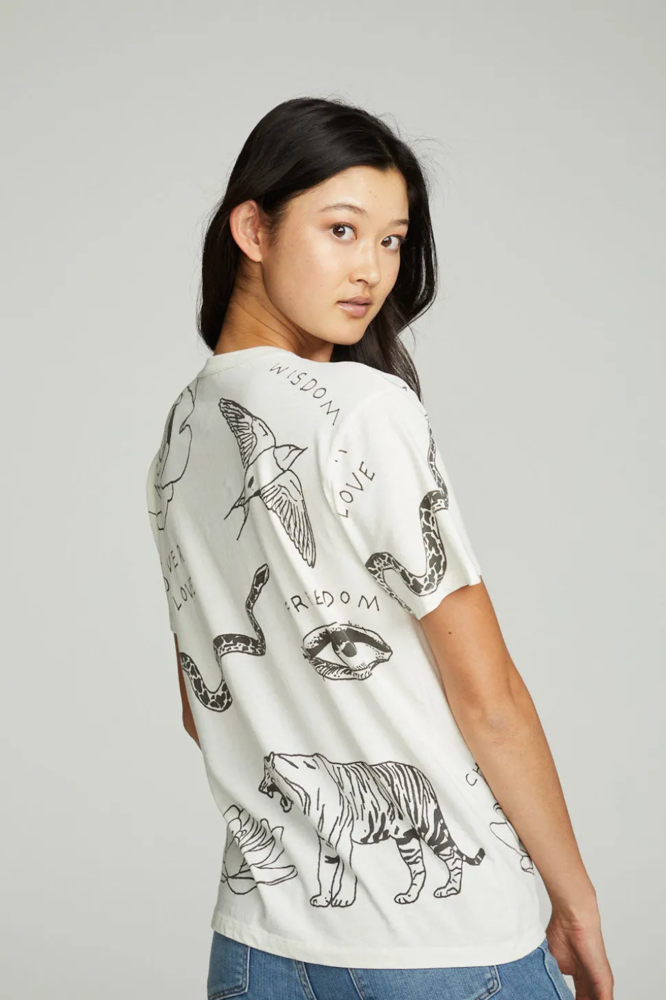 Chaser Brand Cherish Forever Crew Tee Outlet