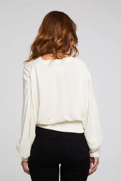 Chaser Brand City Starry White Blouse Fashion