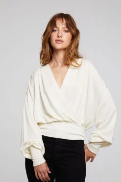 Chaser Brand City Starry White Blouse Fashion
