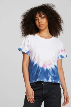 Chaser Brand Coast Cotton Jersey Oversized Crew Neck Tee Cheap
