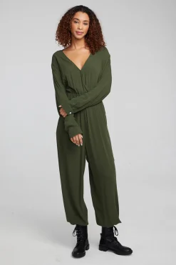 Chaser Brand Colette Forest Night Jumpsuit Outlet