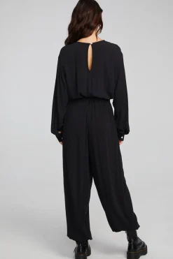 Chaser Brand Colette Shadow Black Jumpsuit Shop