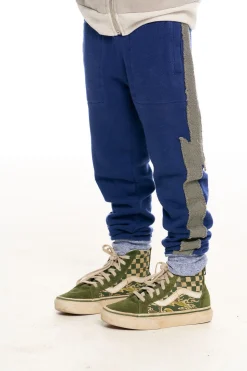 Chaser Brand Color Blocked Bolt Joggers Best