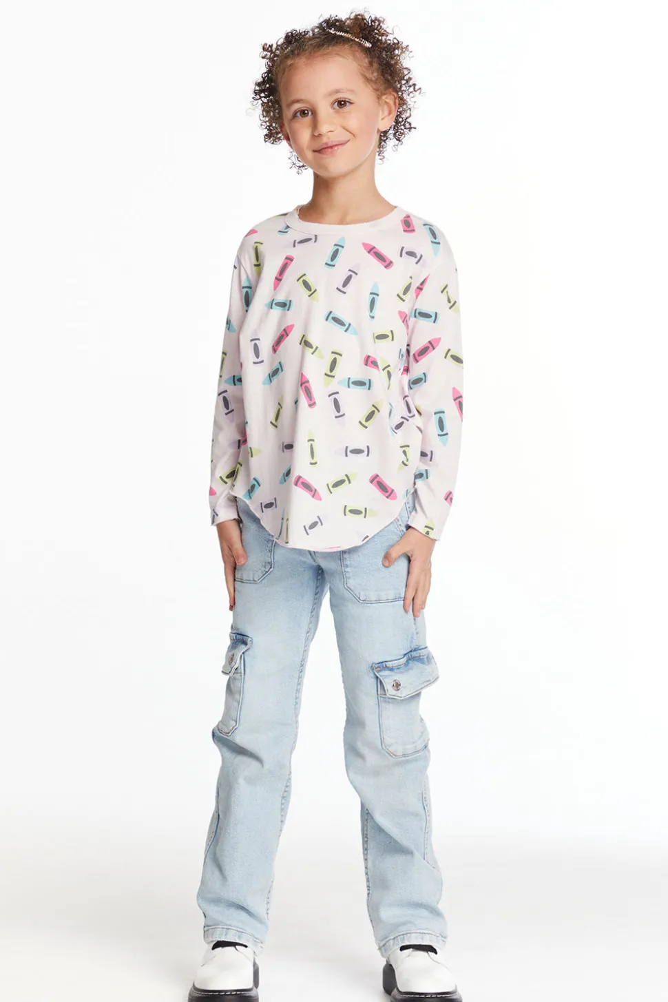 Chaser Brand Coloring Time Girls Long Sleeve New
