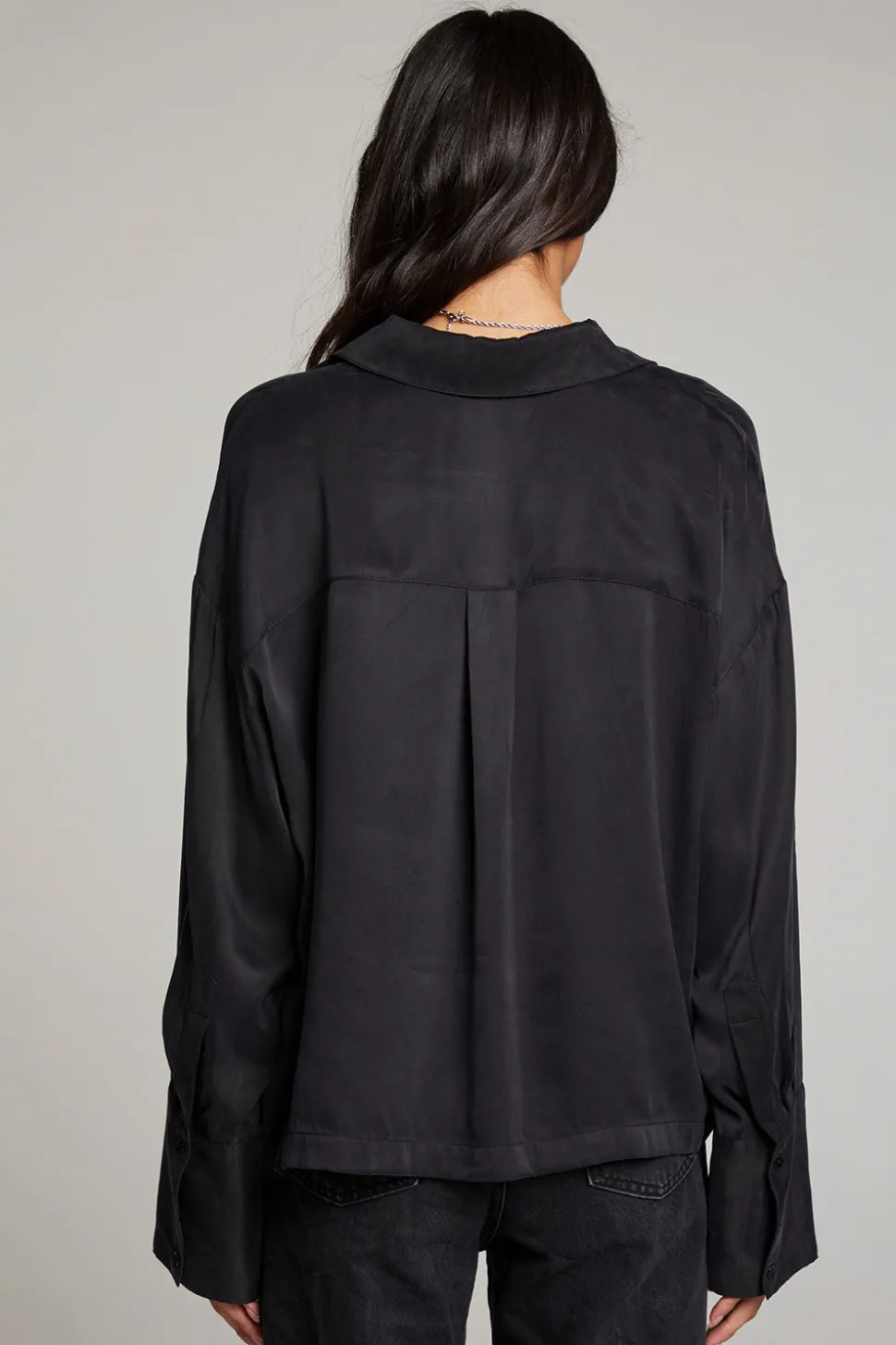 Chaser Brand Corall Licorice Button Up Discount