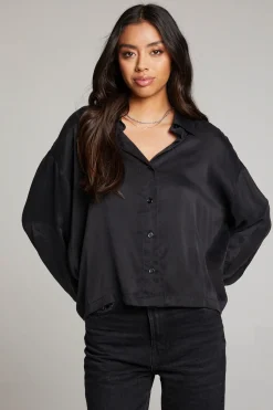 Chaser Brand Corall Licorice Button Up Discount