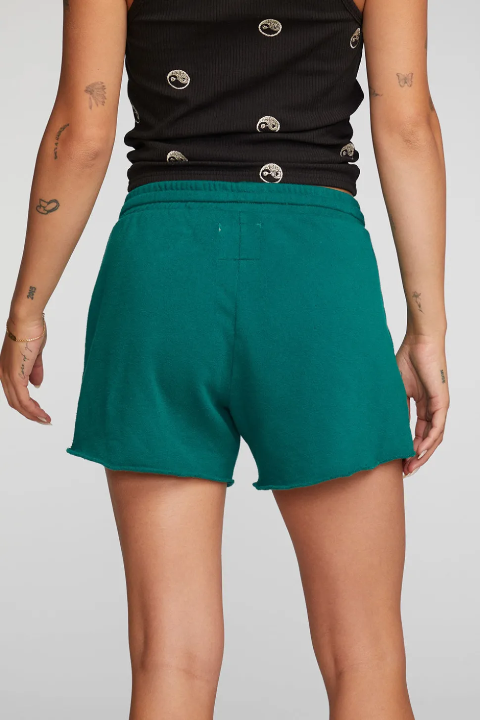 Chaser Brand Cotton Fleece Shorts With Shoestring Tie Shop