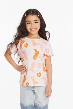Chaser Brand Cowgirl Boots Girls Tee Shop