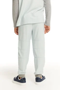Chaser Brand Cozy Knit Blue Bird Pant With Seamed Panels Best