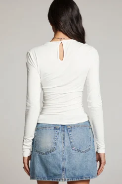 Chaser Brand Crime White Long Sleeve Best
