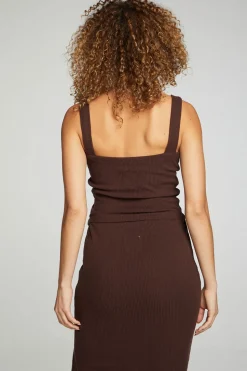 Chaser Brand Cropped Cami Sweater Tank Hot