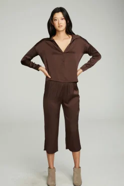 Chaser Brand Cropped Wide Leg Culotte Hot