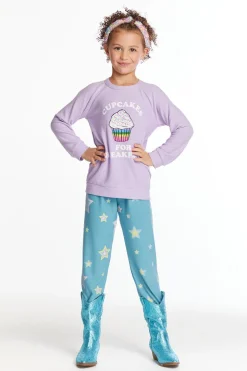 Chaser Brand Cupcakes For Breakfast Girls Pullover New