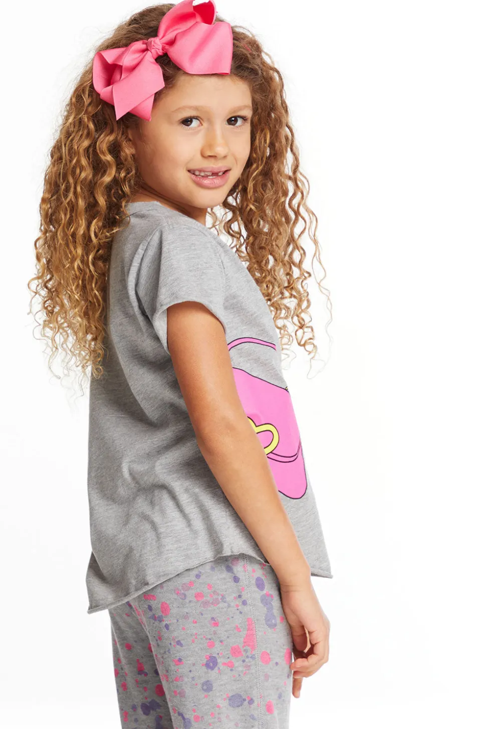 Chaser Brand Cute Purse Girls Crew Neck Tee Flash Sale